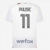 Original Fußballtrikot AC Mailand Pulisic 11 Auswärtstrikot 2023-24 Für Herren